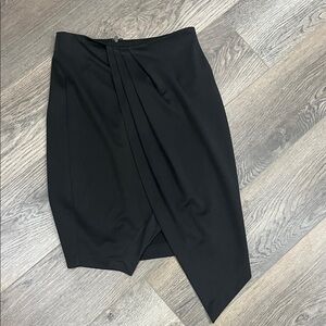 DO+BE Black Asymmetrical Women's Skirt
